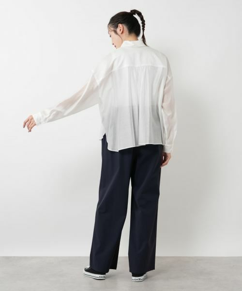 NEMIKA / ネミカ シャツ・ブラウス | シアーシャツ【NEMIKA】 | 詳細10