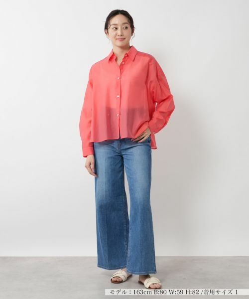 NEMIKA / ネミカ シャツ・ブラウス | シアーシャツ【NEMIKA】 | 詳細11