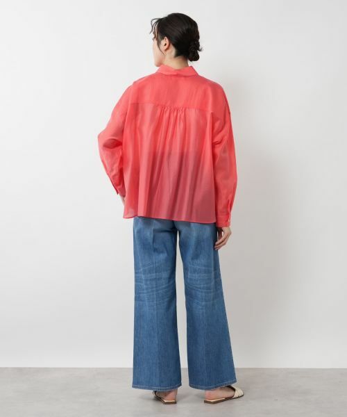 NEMIKA / ネミカ シャツ・ブラウス | シアーシャツ【NEMIKA】 | 詳細13