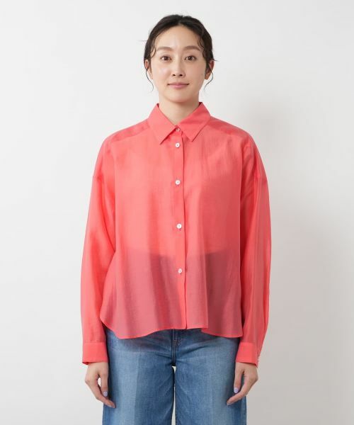 NEMIKA / ネミカ シャツ・ブラウス | シアーシャツ【NEMIKA】 | 詳細14