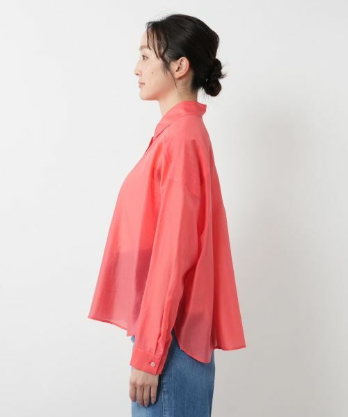 NEMIKA / ネミカ シャツ・ブラウス | シアーシャツ【NEMIKA】 | 詳細15