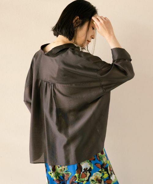 NEMIKA / ネミカ シャツ・ブラウス | シアーシャツ【NEMIKA】 | 詳細2