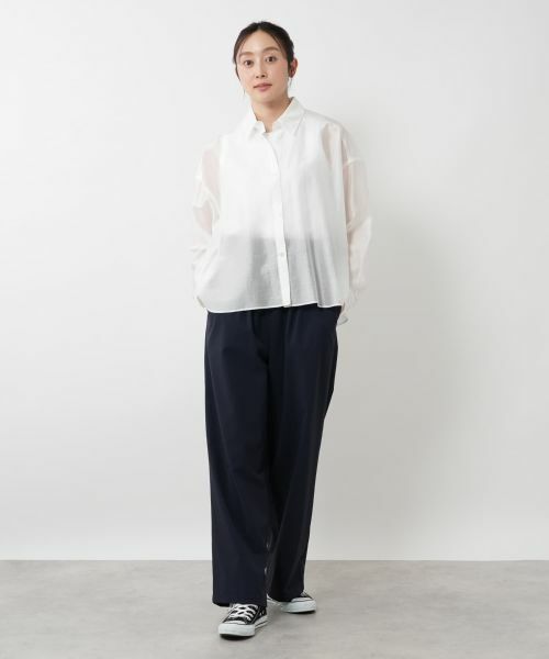 NEMIKA / ネミカ シャツ・ブラウス | シアーシャツ【NEMIKA】 | 詳細8