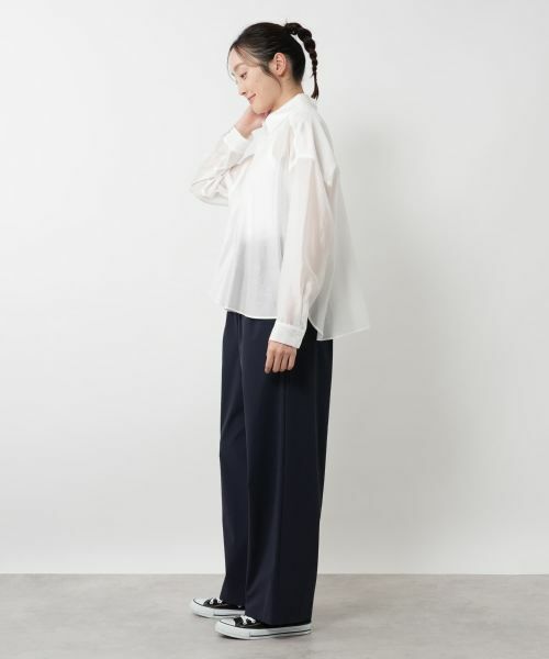 NEMIKA / ネミカ シャツ・ブラウス | シアーシャツ【NEMIKA】 | 詳細9