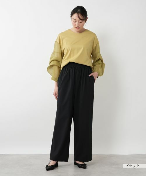 NEMIKA / ネミカ その他パンツ | ウエストギャザーワイドパンツ【NEMIKA】 | 詳細15