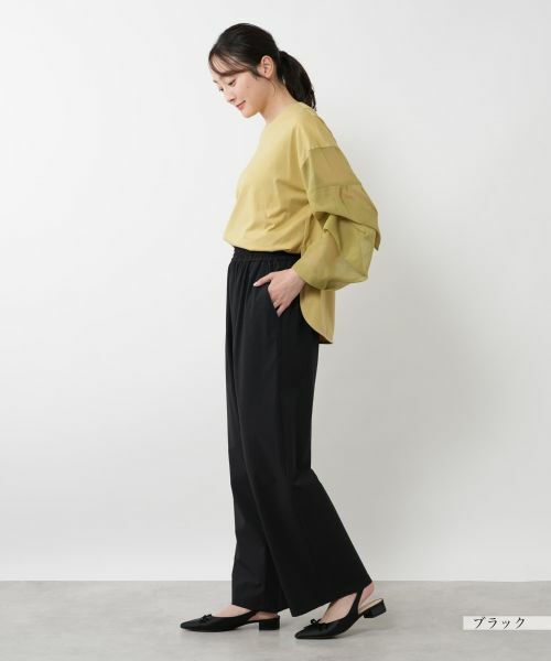 NEMIKA / ネミカ その他パンツ | ウエストギャザーワイドパンツ【NEMIKA】 | 詳細16