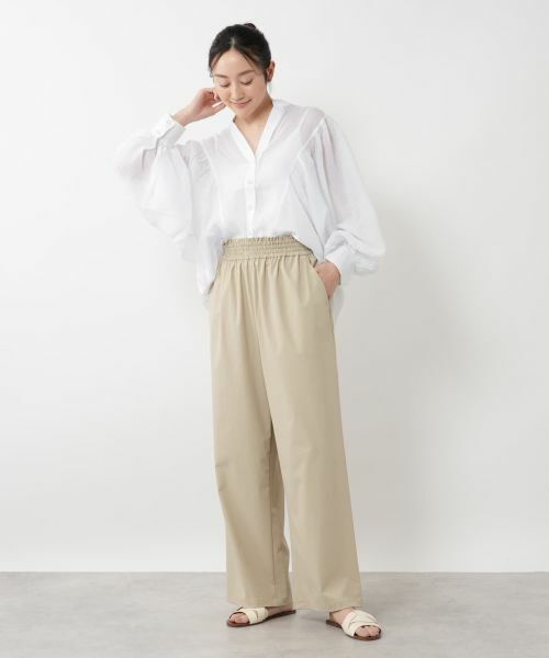 NEMIKA / ネミカ その他パンツ | ウエストギャザーワイドパンツ【NEMIKA】 | 詳細19