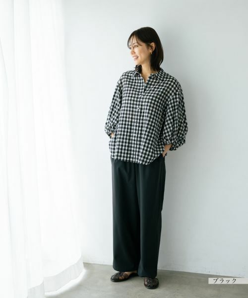 NEMIKA / ネミカ その他パンツ | ウエストギャザーワイドパンツ【NEMIKA】 | 詳細3