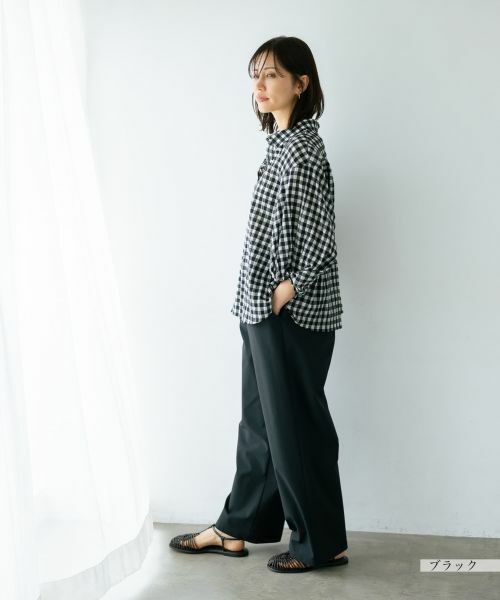 NEMIKA / ネミカ その他パンツ | ウエストギャザーワイドパンツ【NEMIKA】 | 詳細4