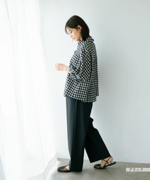 NEMIKA / ネミカ その他パンツ | ウエストギャザーワイドパンツ【NEMIKA】 | 詳細5