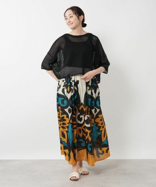 NEMIKA / ネミカ ニット・セーター | 2WAYメッシュニット【NEMIKA】 | 詳細1