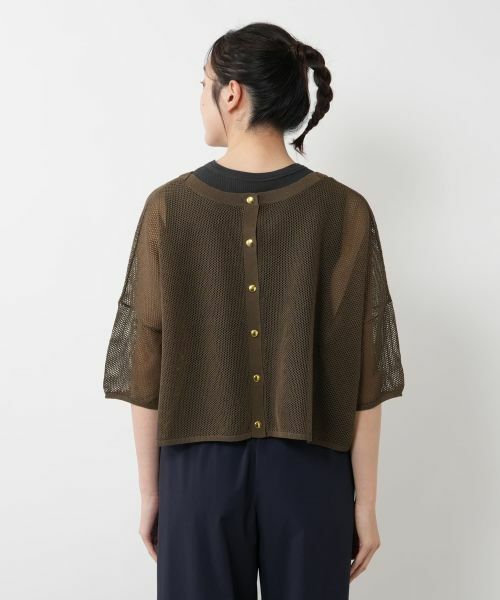 NEMIKA / ネミカ ニット・セーター | 2WAYメッシュニット【NEMIKA】 | 詳細11