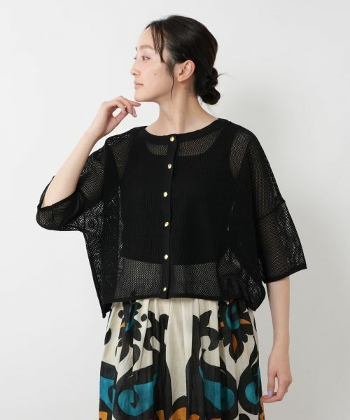 NEMIKA / ネミカ ニット・セーター | 2WAYメッシュニット【NEMIKA】 | 詳細4