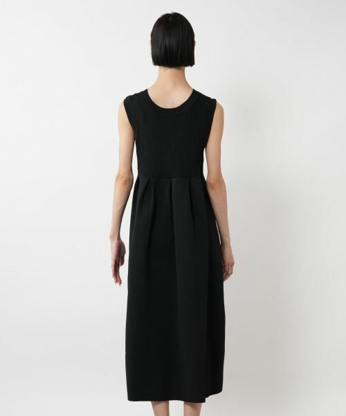 NEMIKA / ネミカ ドレス | ゴールドボタンノースリーブワンピース【torrazzo donna】 | 詳細11