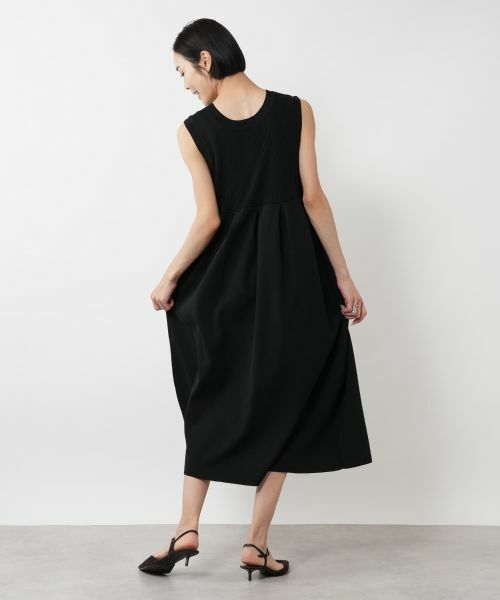 NEMIKA / ネミカ ドレス | ゴールドボタンノースリーブワンピース【torrazzo donna】 | 詳細7