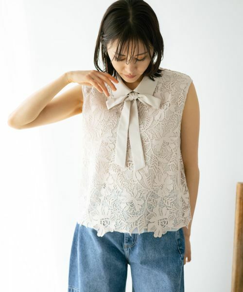 NEMIKA / ネミカ シャツ・ブラウス | ノースリーブブラウス【NEMIKA】 | 詳細25