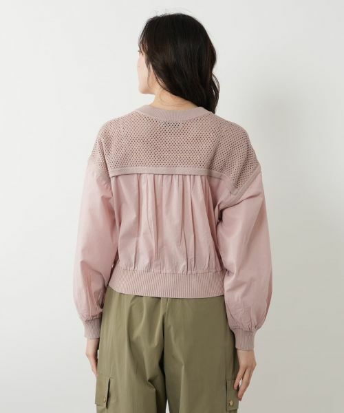 NEMIKA / ネミカ カーディガン・ボレロ | 異素材ジップカーディガン【NEMIKA】 | 詳細12