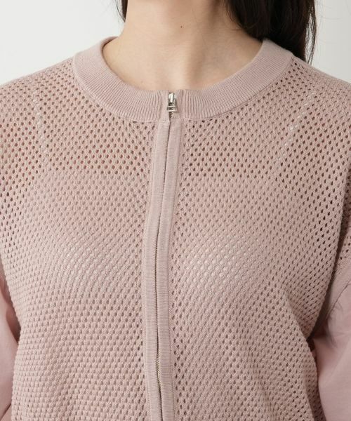 NEMIKA / ネミカ カーディガン・ボレロ | 異素材ジップカーディガン【NEMIKA】 | 詳細13