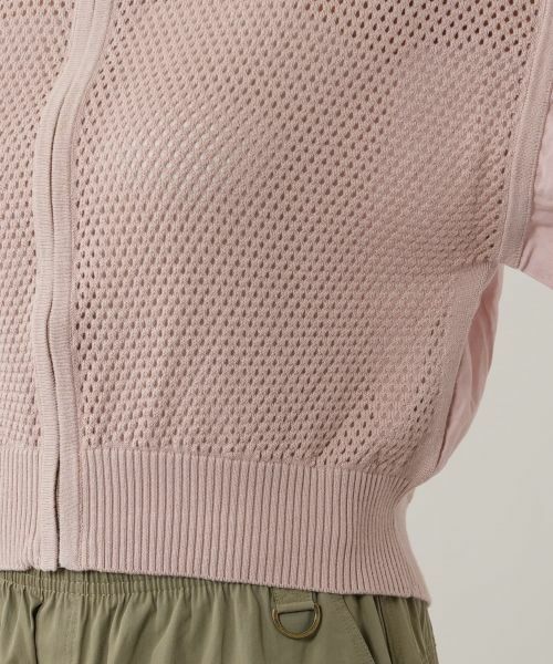 NEMIKA / ネミカ カーディガン・ボレロ | 異素材ジップカーディガン【NEMIKA】 | 詳細16