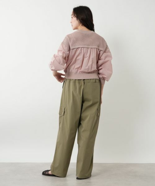 NEMIKA / ネミカ カーディガン・ボレロ | 異素材ジップカーディガン【NEMIKA】 | 詳細9