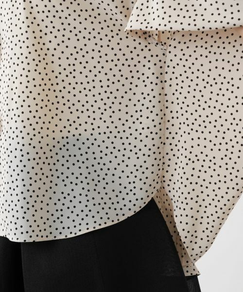NEMIKA / ネミカ シャツ・ブラウス | ドット柄フレアスリーブシャツ【NEMIKA】 | 詳細13