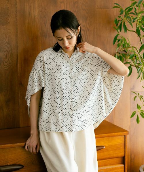 NEMIKA / ネミカ シャツ・ブラウス | ドット柄フレアスリーブシャツ【NEMIKA】 | 詳細19