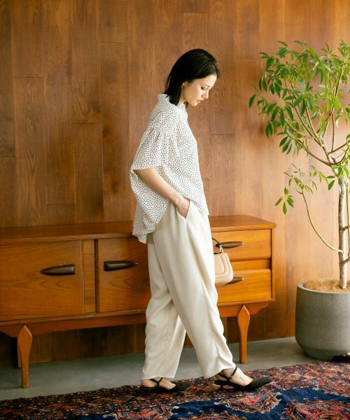 NEMIKA / ネミカ シャツ・ブラウス | ドット柄フレアスリーブシャツ【NEMIKA】 | 詳細24