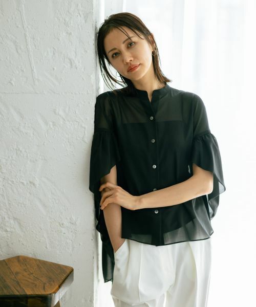 NEMIKA / ネミカ シャツ・ブラウス | フレアスリーブブラウス【NEMIKA】 | 詳細21