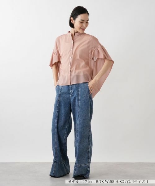 NEMIKA / ネミカ シャツ・ブラウス | フレアスリーブブラウス【NEMIKA】 | 詳細7