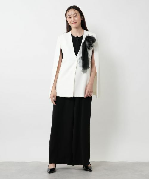 NEMIKA / ネミカ ブローチ・コサージュ | 【セレモニー】フリルシフォンコサージュ【NEMIKA】 | 詳細5