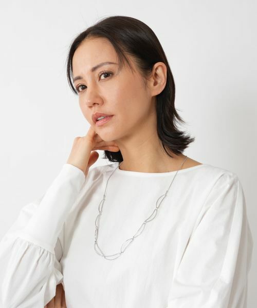 NEMIKA/ネミカ ロングネックレス【NEMIKA】 アッシュグレー その他 NEMIKA/ネミカ ロングネックレス【NEMIKA】 アッシュグレー その他