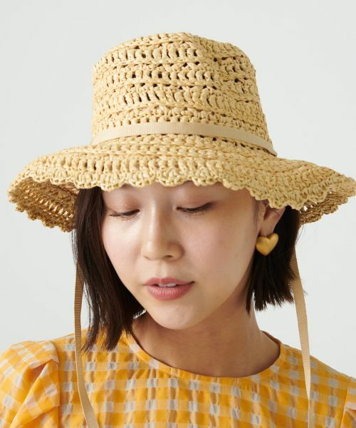 NEMIKA/ネミカ ハット【NEMIKA】【FERRUCCIO VECCHI】 ベージュ その他 NEMIKA/ネミカ ハット【NEMIKA】【FERRUCCIO VECCHI】 ベージュ その他