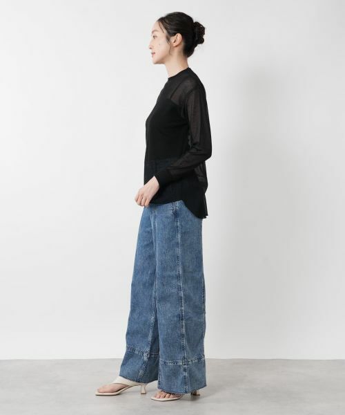 NEMIKA / ネミカ カットソー | シアープルオーバー【PUPULA】 | 詳細5