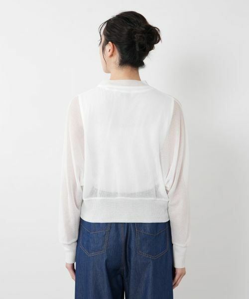 NEMIKA / ネミカ カーディガン・ボレロ | シアーニットカーディガン【PUPULA】 | 詳細9