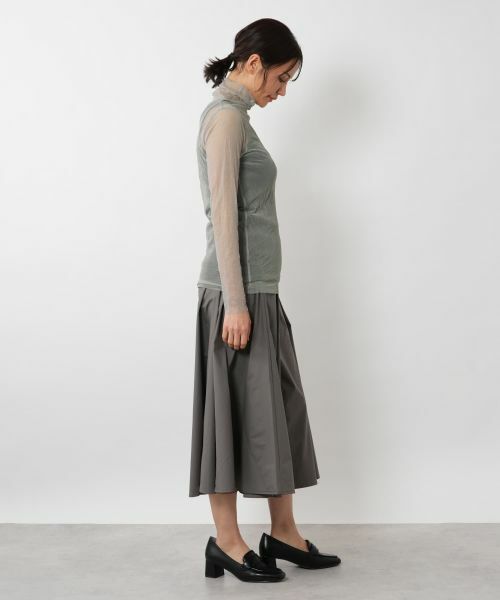 NEMIKA / ネミカ カットソー | ハイネックシアーカットソー【PUPULA】 | 詳細2