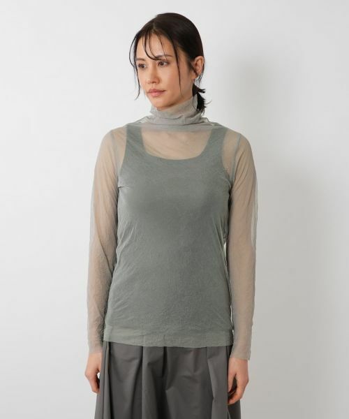 NEMIKA / ネミカ カットソー | ハイネックシアーカットソー【PUPULA】 | 詳細4