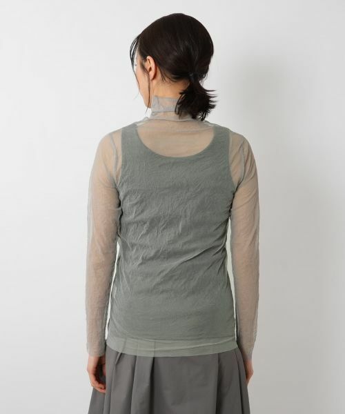 NEMIKA / ネミカ カットソー | ハイネックシアーカットソー【PUPULA】 | 詳細6