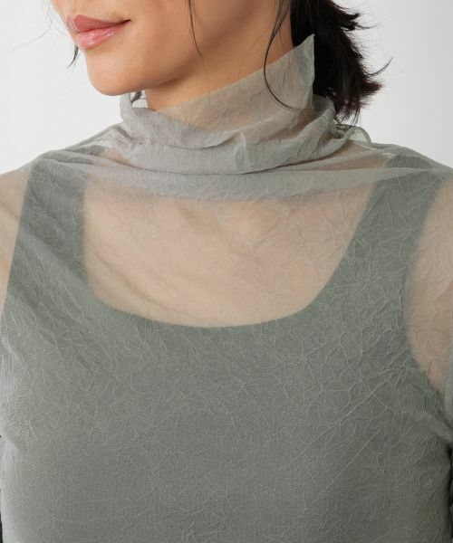 NEMIKA / ネミカ カットソー | ハイネックシアーカットソー【PUPULA】 | 詳細7