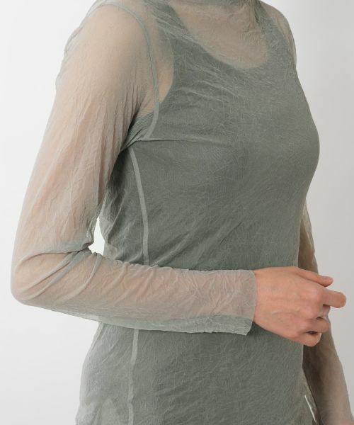 NEMIKA / ネミカ カットソー | ハイネックシアーカットソー【PUPULA】 | 詳細9