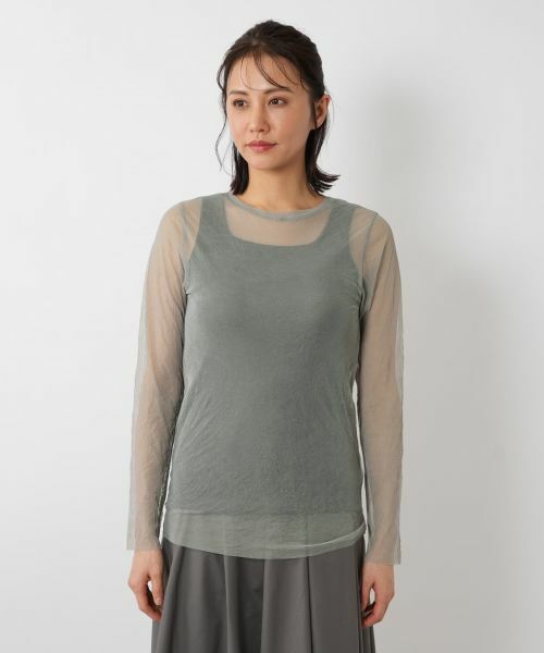 NEMIKA / ネミカ カットソー | クルーネックシアーカットソー【PUPULA】 | 詳細4