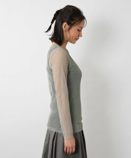 NEMIKA / ネミカ カットソー | クルーネックシアーカットソー【PUPULA】 | 詳細5