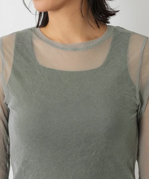 NEMIKA / ネミカ カットソー | クルーネックシアーカットソー【PUPULA】 | 詳細7