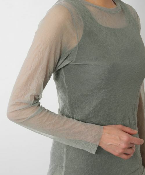 NEMIKA / ネミカ カットソー | クルーネックシアーカットソー【PUPULA】 | 詳細9