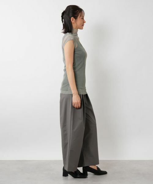 NEMIKA / ネミカ カットソー | ハイネックシアーカットソー【PUPULA】 | 詳細2