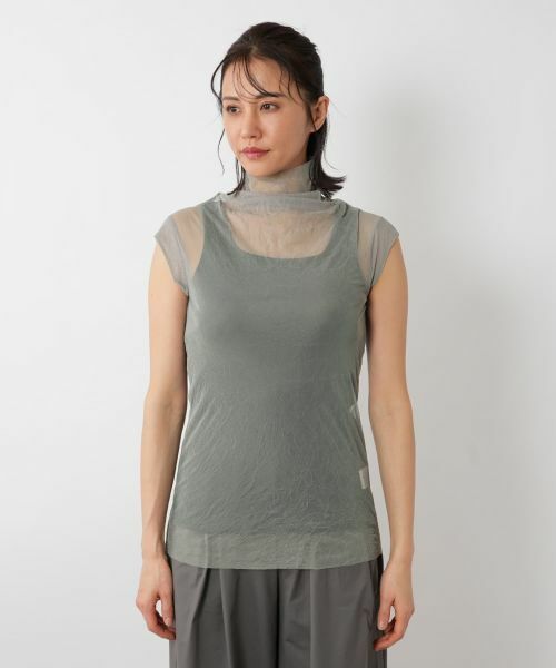 NEMIKA / ネミカ カットソー | ハイネックシアーカットソー【PUPULA】 | 詳細4