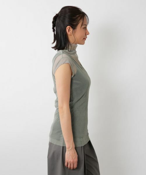 NEMIKA / ネミカ カットソー | ハイネックシアーカットソー【PUPULA】 | 詳細5