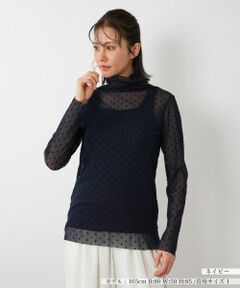 NEMIKA / ネミカ カットソー | ハイネックシアードットカットソー【PUPULA】