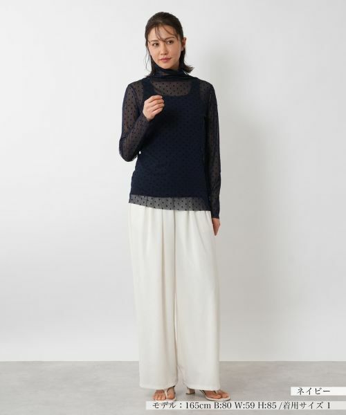 NEMIKA / ネミカ カットソー | ハイネックシアードットカットソー【PUPULA】 | 詳細4