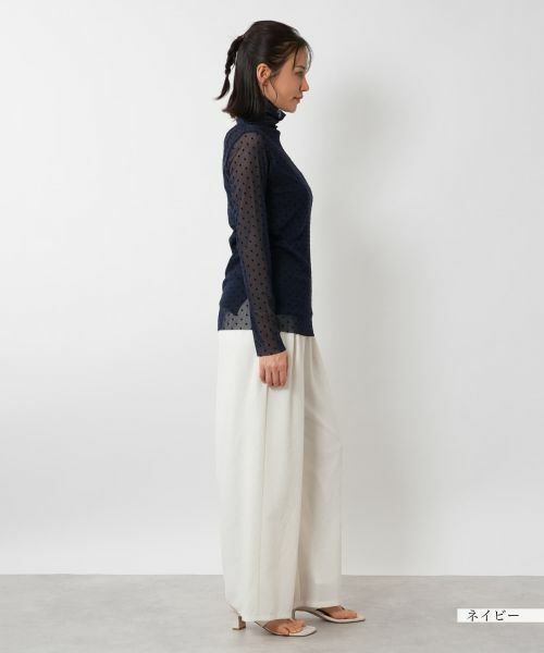 NEMIKA / ネミカ カットソー | ハイネックシアードットカットソー【PUPULA】 | 詳細5