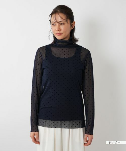 NEMIKA / ネミカ カットソー | ハイネックシアードットカットソー【PUPULA】 | 詳細7